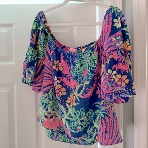 Off shoulder Lilly crop top